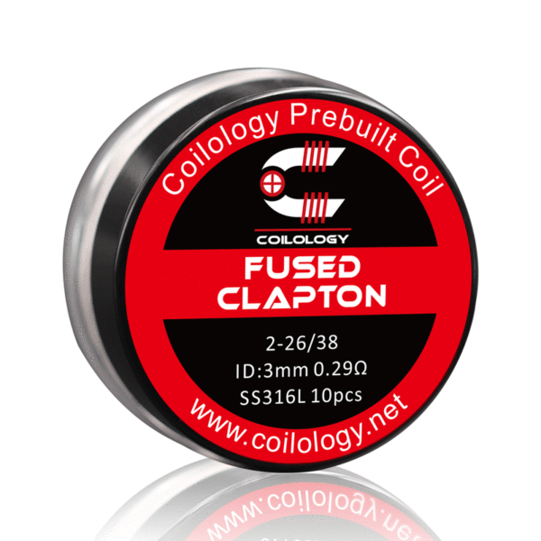 Coilology - Fused Clapton Premade Coils SS316L 0.29ohm