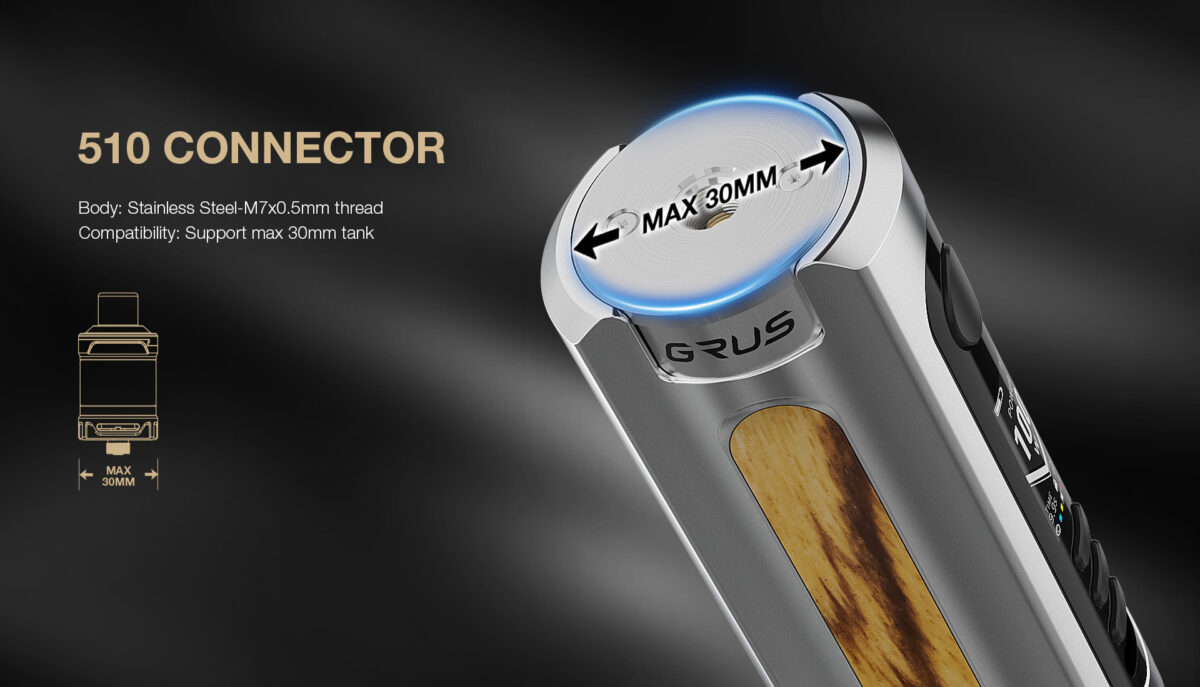 Lost Vape - Grus 100W Vape Box Mod - Image 7