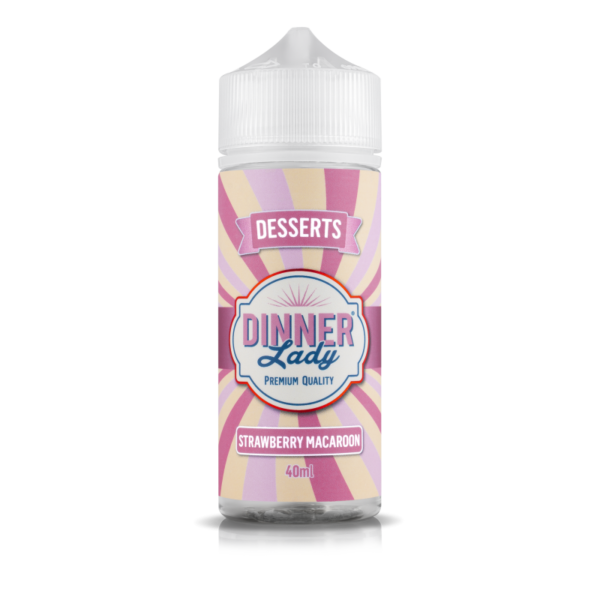 Dinner Lady - Strawberry Macaroon 120ml