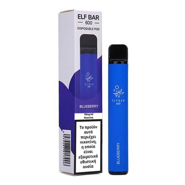 Elfbar 600 Disposables 2ml 18mg - Blueberry