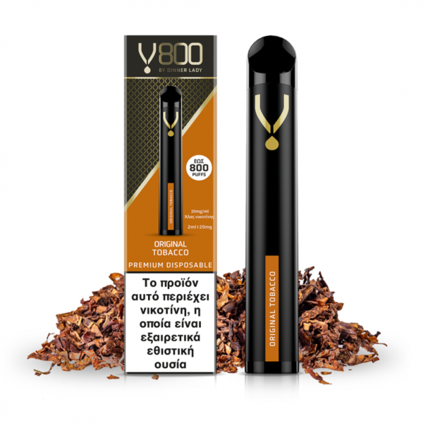 Dinner Lady V800 Disposables 20mg 2ml - Original Tobacco