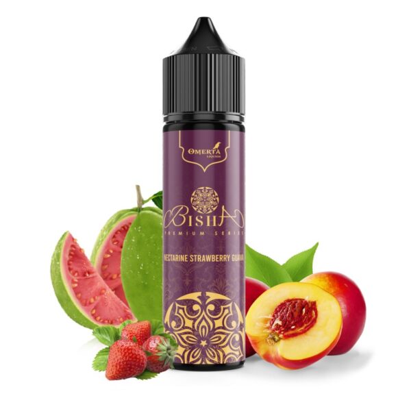 Omerta Bisha - Nectarine Strawberry Guava 60ml