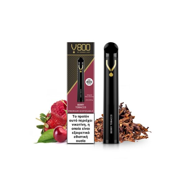 Dinner Lady V800 Disposables 20mg 2ml - Berry Tobacco