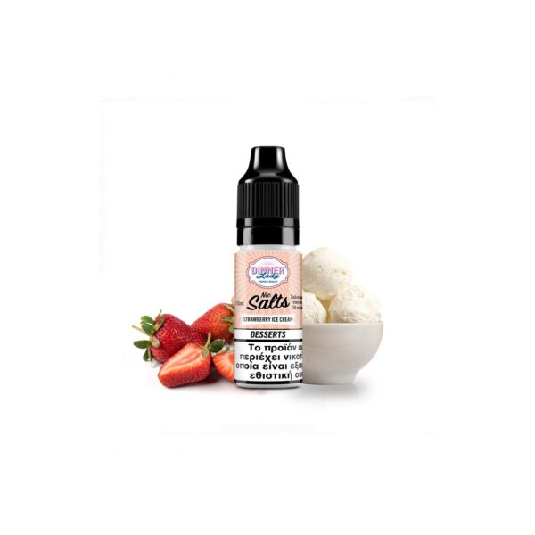 Dinner Lady Salt - Strawberry Ice Cream 10ml 20mg