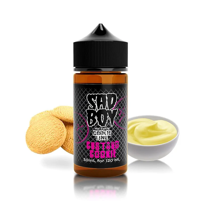 sadboycustard-cookie Sad Boy - Custard Cookie 120ml - Image 1