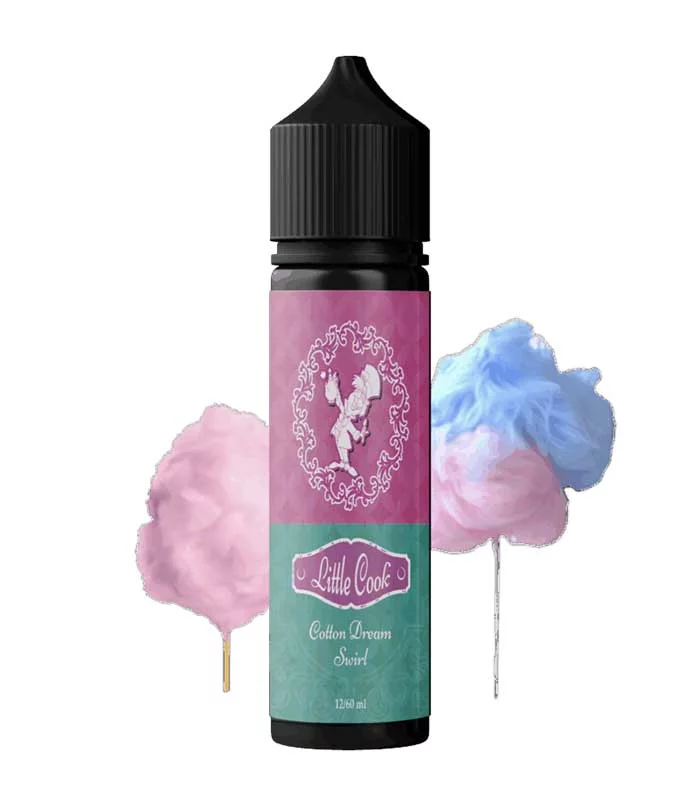 little-cook-cotton-dream-swirl-12ml-60ml-malli-tis-grias-flavour-shots Little Cook - Dream Swirl 60ml - Image 1