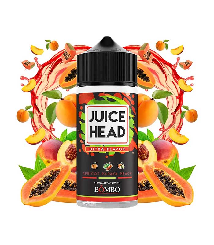 bombo-juice-head-apricot-papaya-peach-30ml-120ml-verikoko-papagia-rodakino-flavour-shots Bombo - Juice Head Apricot Papaya Peach 30ml/120ml - Image 1