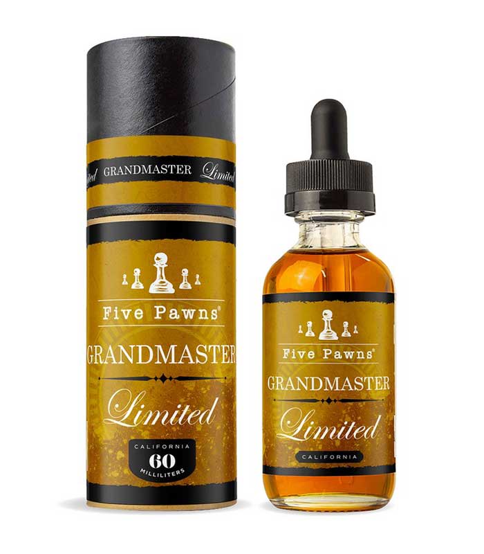 five-pawns-grandmaster-limited-30ml-60ml-banana-fystikovoutyro-krema-vanilia-koniak-flavour-shots Five Pawns- Grandmaster Limited 60ml - Image 1