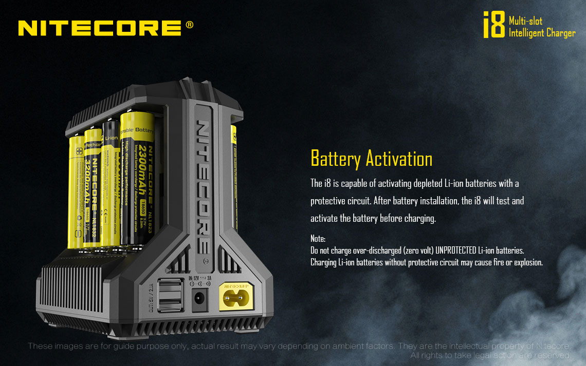 charger Nitecore I8 vapexperts 10