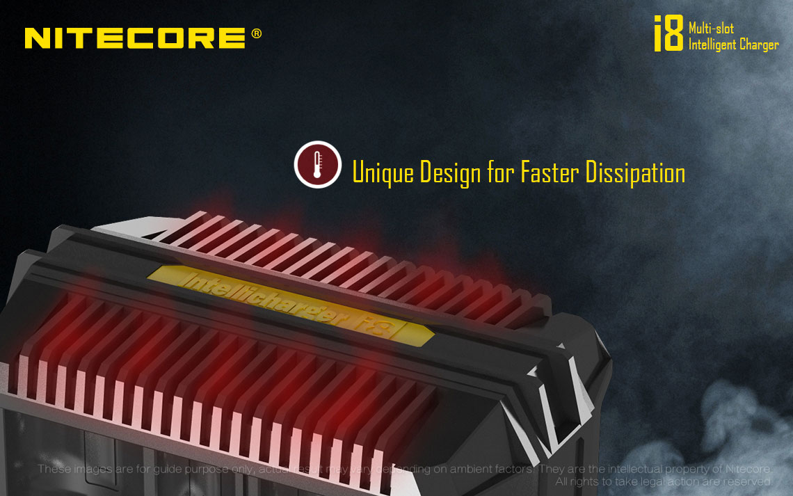 charger Nitecore I8 vapexperts 13