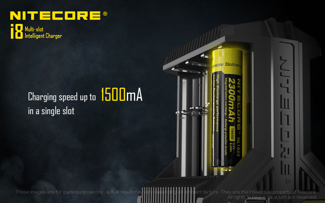 charger Nitecore I8 vapexperts 3