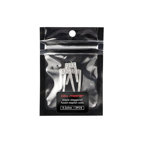 images Coil Master Prebuilt Staple Staggered Fused Clapton Coil - Image 1