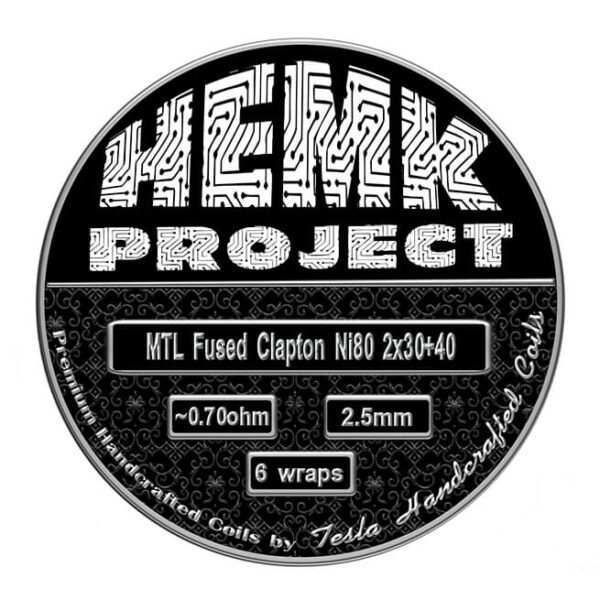 Hemk Project by Tesla Handcrafted - Fused Clapton Mtl 0.7ohm Ni80